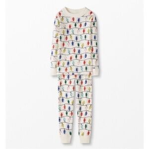 Holiday Light Print Pajama Set